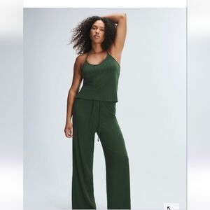 NWT SAVAGE X FENTY Sleep Stitch pajama set M/L- green shade